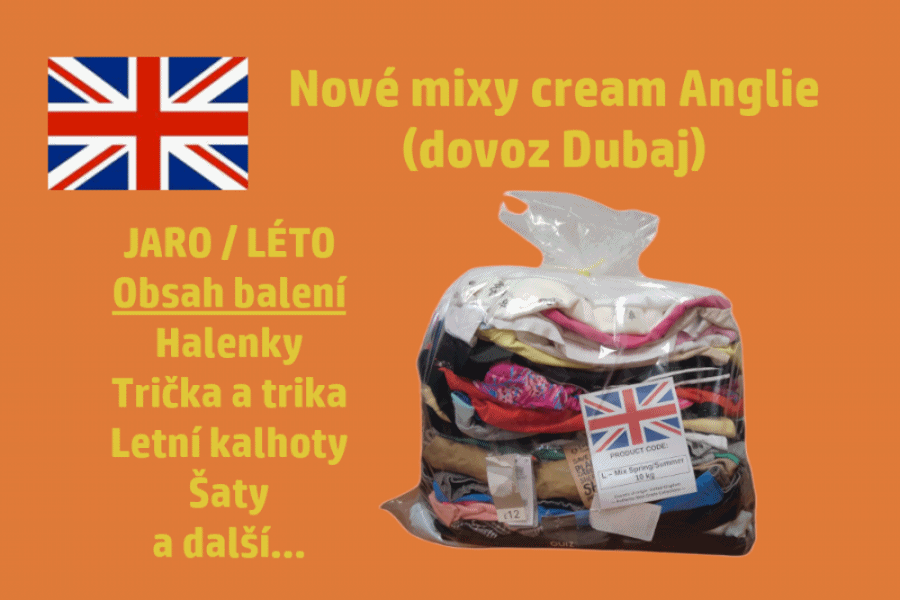 Novinky v cream Anglie